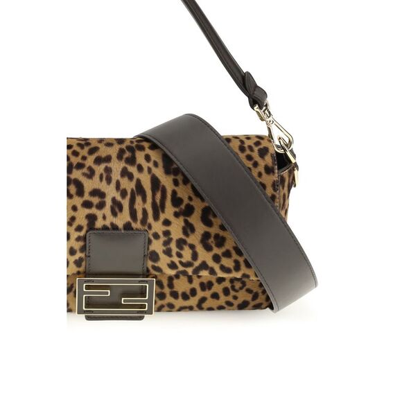 Fendi Women Printed Pony Effect Shoulder Bag - Picture 4 of 4